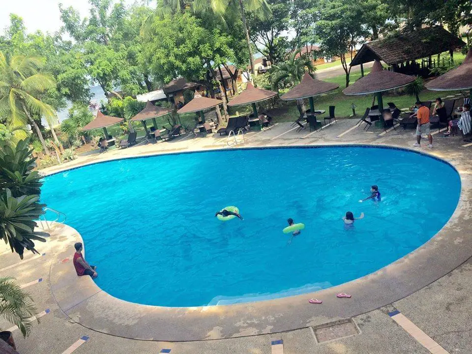 Main pool at Matabungkay Beach Hotel